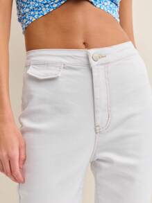 Nöista Pantalones capri ajustados para mujer, estilo casual diario, para salir, pantalones cortos de verano, estilo de vacaciones, pantalones de uso diario