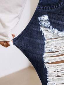 EMERY ROSE 休闲复古宽松大码紧身裤，适合秋冬季 - 彩色 - 查看 6