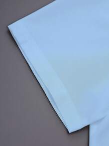 Manfinity RSRT Men's Geometric Print Front Button Casual Short Sleeve Shirt, Summer - Multicolor - View 5