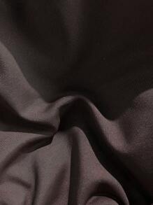 Swim Vcay Women's Solid Color Backless Halter Swimwear Top With Starfish Decor, Suitable For Beach Vacation For Summer