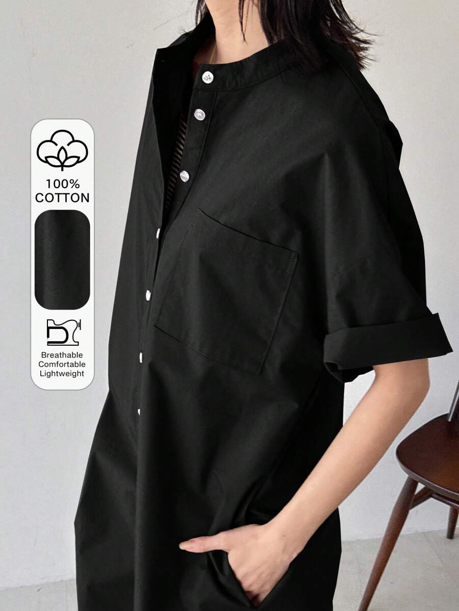 FRIFUL 女式卡其色连体短裤 - 黑色 - 查看 1