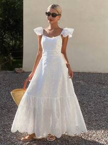 Livesso New Summer Elegant Women Wedding Guest Dress, Formal, Holiday Attire