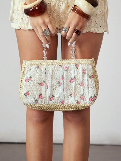 Kawaii Damen Handtasche mit Obergriff, minimalistisch & praktisch Mehrzweck