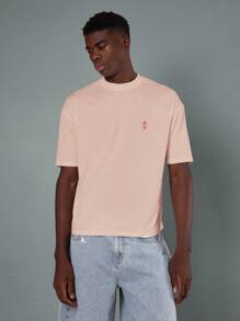 SUMWON Organic Market Fresh Grocery Mesh Shopping Net Street Style Cotton T-Shirt With Artistic Lemon Print Casual Daily Summer Wear