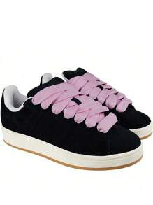 1pair Extra Wide & Thick Flat Shoelaces (120cm/47in), Replacement Shoe Laces For Sports Shoes,Belt,Shoes And Boots Accessories