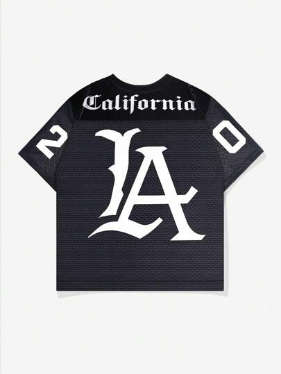 Goth V-Neck Fashionable Printed Casual Short Sleeve T-Shirt, Summer