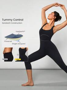 GLOWMODE Mono Cruzado Con Control De Barriga Y Ajuste De Plumas Featherfit™ Go Figure De 17"