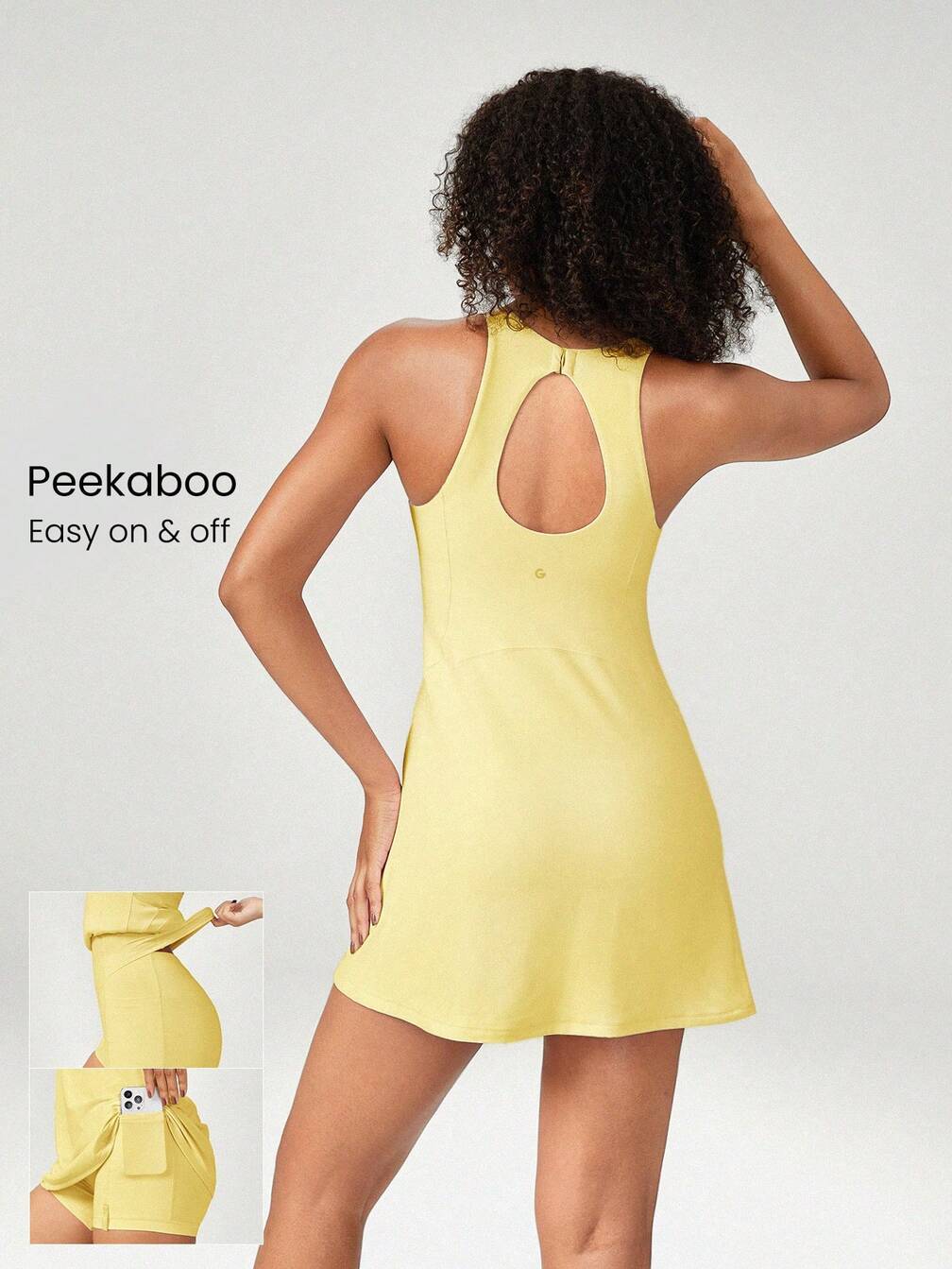 athletic dress with easy off shorts UoCefik Ultimate Tummy Control Dress Made for Movement & Easy Bathroom  Breaks, Black Athletic Dress with Shorts Pink XL