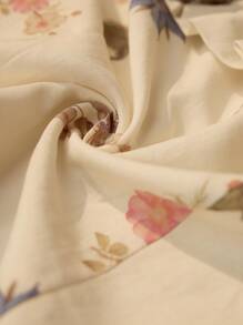 MOTF PREMIUM LINEN FLORAL PRINTED BLOUSE