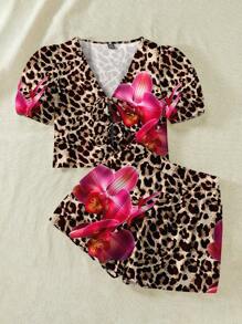 SHEIN VCAY Women Two Pieces Outfits For Daily Wear
