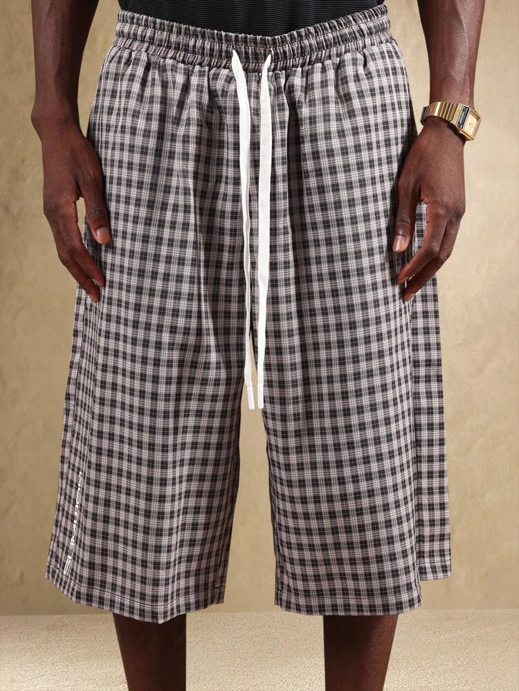 Contemporary Check Pattern Coordinated Shirt Co-Ords