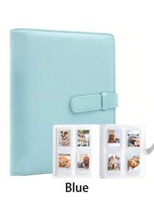 SHEIN 1 个相册卡夹，用于存储名片和收集照片，256 口袋照片卡游戏卡 Kpop 卡活页夹夹书，3 英寸迷你相册照片卡收藏适合 7s 8 8+ 9 11 25 26 50s 70 90 即时相机，照片存储，收藏 - 彩色 - 查看 10