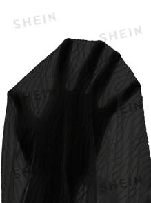 KIZN Pantalones palazzo de pierna ancha, de cintura alta, fluidos, de malla, elegantes para usar por la noche, en el hogar o en festivales y bailes