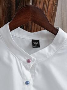 Lacomfia Plus Size damska bluzka jednorzędowa z okrągłym dekoltem i wzorem motyla, swobodna, w stylu arabskim