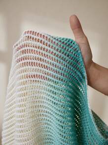 Chiquease اللباس علوي النسائية الصيفية الأنيقة، مصنوعة من نسيج مترابط بأربطة، بدون أكمام، شبه شفافة، بألوان مائلة إلى التدرج - متعدد الألوان - مشاهدة 8