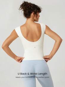 GLOWMODE FeatherFit™ Keep It Classic 高领短袖运动上衣