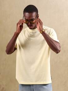SUMWON Essential Slim Fit Short Sleeve Tee Premium Quality Breathable Summer Casual Athletic Basic Workout Loungewear Minimalist Athleisure Gym Top
