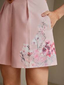 Anewsta Elegante Rattan Design Damen Sommer Shorts