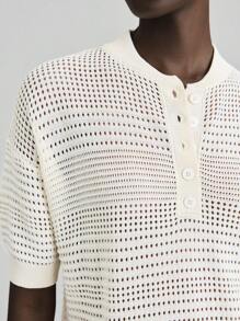 Ontre Cardigan casual in lino da donna, a maniche corte, maglia oversize, comodo per uso quotidiano, nuovo stile 2025
