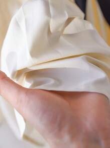 CosyJoli Plus Size V-Neck Sleeveless Pleated Bow Decor Elegant Shirt