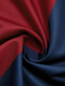 Manfinity Homme 男士字母条纹短袖休闲/通勤Polo衫 - 彩色 - 查看 6