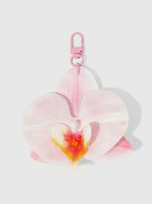 ROMWE Kawaii 1 件波西米亚风格热带花朵度假沙滩包饰物钥匙扣