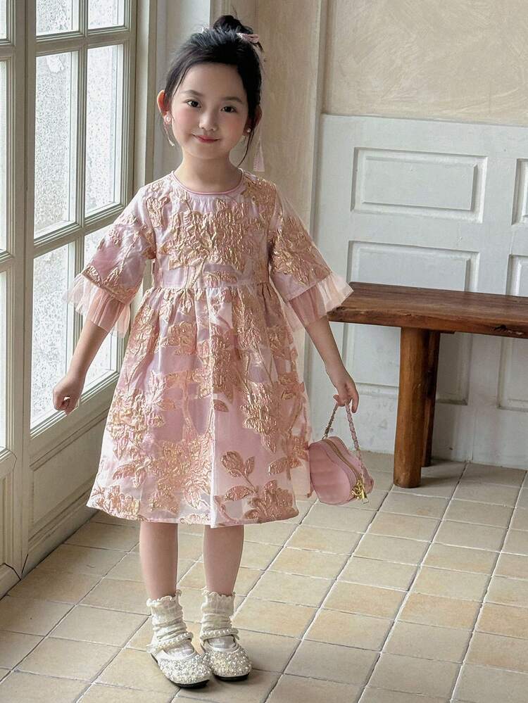 Young Girl Elegant Party/Birthday Dress,Girls Summer Outfits