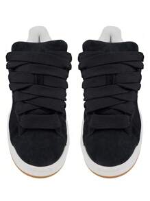 1pair Extra Wide & Thick Flat Shoelaces (120cm/47in), Replacement Shoe Laces For Sports Shoes,Belt,Shoes And Boots Accessories