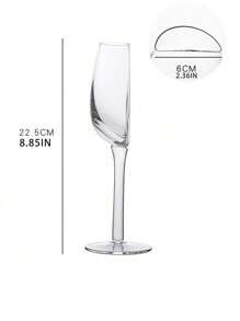 Joivida 1 PIEZA Vaso de cristal creativo de media copa, forma de medio círculo, para uso en el hogar, como regalo para el Día de San Valentín, Día de la Madre, Año Nuevo, Navidad, uso en fiestas, suministros de cafetería de alta gama, regalo de cumpleaños, regalo especial, uso en barra, uso en fiestas, suministros de cafetería de alta gama