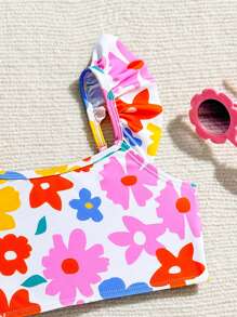 Set da bagno floreale per ragazze giovani, alla moda e carino