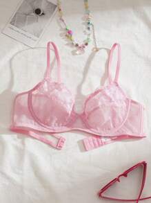 PetitDoll Lace Patchwork Solid Color Cami Bra, Suitable For Daily Wear, Kawaii