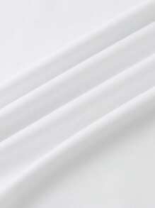 Manfinity EMRG Áo thun nam tay ngắn in chữ thường ngày cho mùa hè - trắng - Xem 4