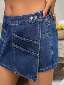 EMERY ROSE Casual Elegant Women's Denim Shorts
