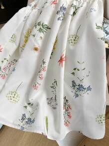 GlowEve 新款清新花卉图案女式半身裙，秋季女装 - 彩色 - 查看 4