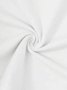 SHEIN 青少年男孩休闲宽松游戏控制器图案 T 恤 - 白色 - 查看 4