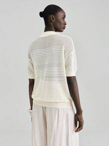 Ontre Cardigan casual in lino da donna, a maniche corte, maglia oversize, comodo per uso quotidiano, nuovo stile 2025