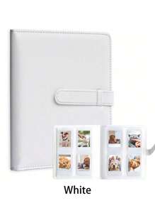 SHEIN 1 个相册卡夹，用于存储名片和收集照片，256 口袋照片卡游戏卡 Kpop 卡活页夹夹书，3 英寸迷你相册照片卡收藏适合 7s 8 8+ 9 11 25 26 50s 70 90 即时相机，照片存储，收藏 - 彩色 - 查看 9