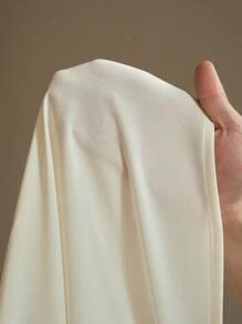 Anewsta 早春度假风翻领休闲宽松女衬衫 - 米色 - 查看 8