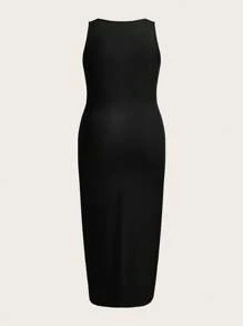 Flirla Summer European And American Cross-Border Sexy Lady's Tank Top High-End Slim Fit Knitted Dress For Women - Multicolor - View 5