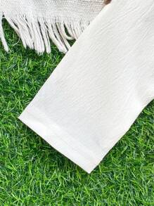 2 Stücke/Set Baby Jungen Lässiger, vielseitiger Outfit mit Stehkragen Langarmoberteil & gestreifter Lange Hose, geeignet für Alltag, Outdoor und Partytragen, Frühling/Sommer