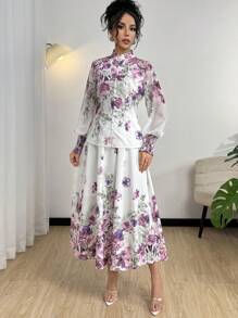 Modelyn 女士日常两件套服装 - 彩色 - 查看 6