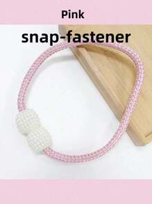 SHEIN 2 Pcs/10 Pcs Delicate Curtain Tiebacks With Small Faux Pearl, For Bedroom Living Room Home Decor,Window Tie Tie Fixer Decorative Rope Fixer, Classic Tie Design, Suitable For Room, Office(Buckle, Non-Magnet) - Multicolor - View 11