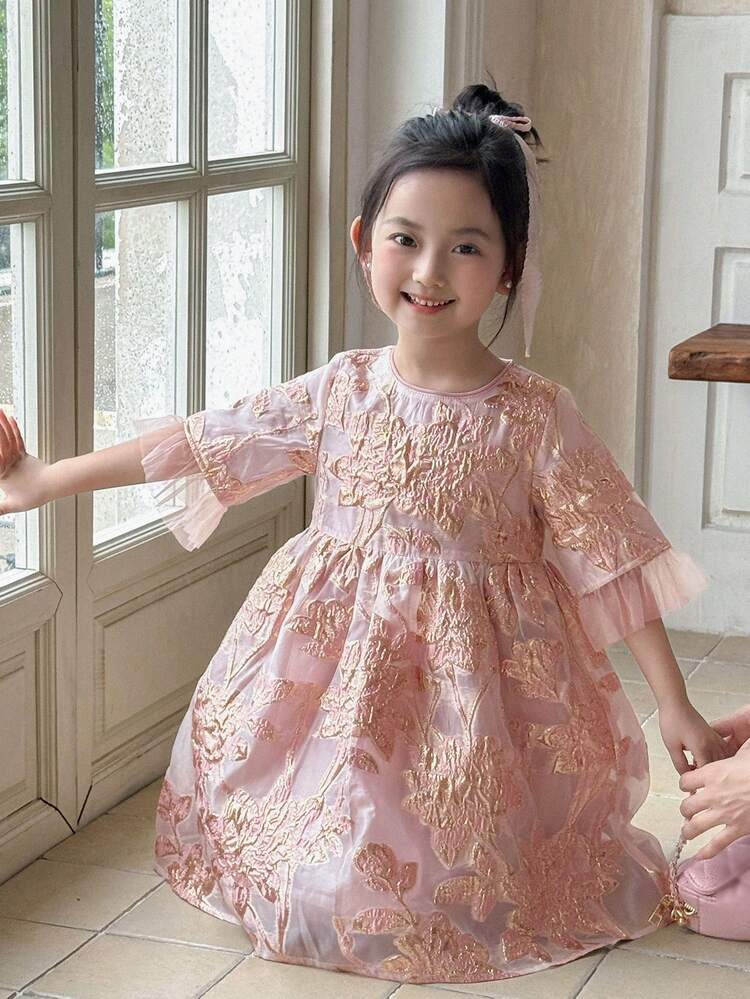 Young Girl Elegant Party/Birthday Dress,Girls Summer Outfits