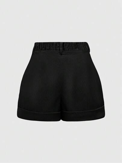 Hippie Plus Size Retro Floral Embroidered Pocket Shorts, Elegant Summer Wear