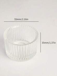 1 件垂直图案蜡烛杯北欧烛光晚餐家居烛台家居装饰粉色可爱百搭万圣节、幽灵、秋季、节日、假日、冬季、假日、节日、房间装饰、礼物生日毕业 - 彩色 - 查看 16
