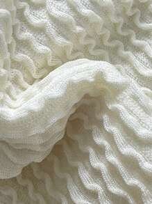 Swim Chiccia Springbreak 女士沙滩装夏季套装，纯色提花面料露肩金属装饰性感比基尼套装 - 米色 - 查看 6