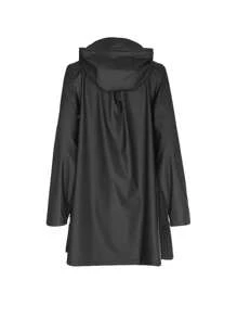 RAINS 18050-01 - A-Line W Rain Jacket W3 - Black - View 2