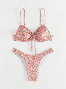 Swim Mod Women Swimwear Set, Random Print (Already Purchased Copyright),Summer Beach - Multicolor - View 3