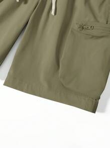 Manfinity EMRG Shorts casuales con cordón en la cintura, bolsillos cargo y rayas para hombre Manfinity Streetrush, ropa urbana y de calle para hombre, regalo para novio