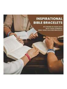 Pulsera con versículo bíblico - Pulsera de silicona a granel con Jesús - Pulsera cristiana linda con correa colorida - Cómoda y ligera - Regalo religioso perfecto para hombres y mujeres